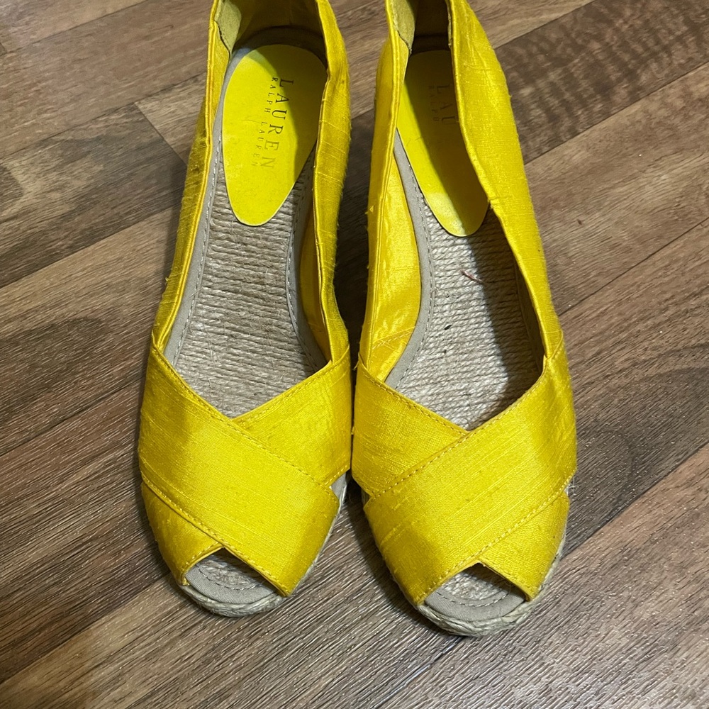 Ralph Lauren wedge espadrilles